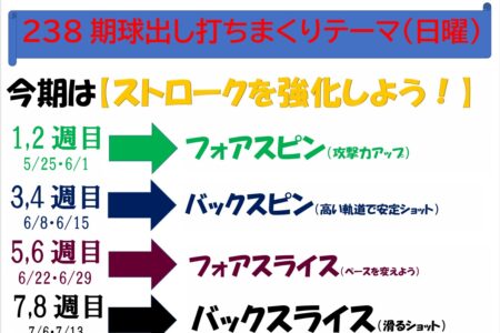 238期日曜球出し打ちまくりテーマ